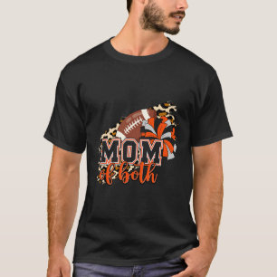 Camiseta Mãe de Ambos Futebol Torcer Laranja Preto Pompom L