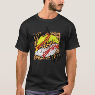 Camiseta Mãe De Ambos Os Bailes De Baseball Ocupados