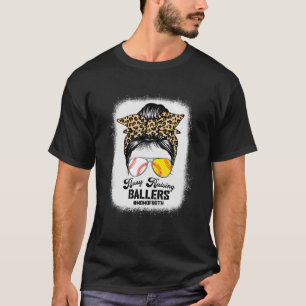 Camiseta Mãe De Ambos Os Ballers Que Levantam Ballers Soft