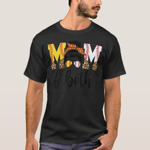 Camiseta Mãe de ambos os D da Mãe de Beisebol Softball Mens