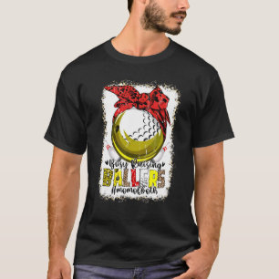 Camiseta Mãe De Ambos Os Golf De Boliche Ocupados Fazendo B
