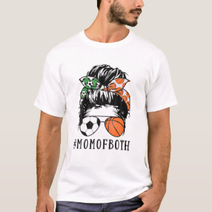 Camiseta Mãe De Ambos Os Óculos De Sol De Bun Soccer De Bas