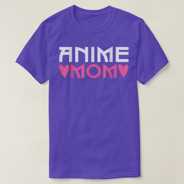 Camiseta Mãe de anime de anime bonitinho (Frente do Design)