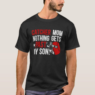 Camiseta Mãe de Apanhador de Beisebol Mãe Orgulhosa de um G