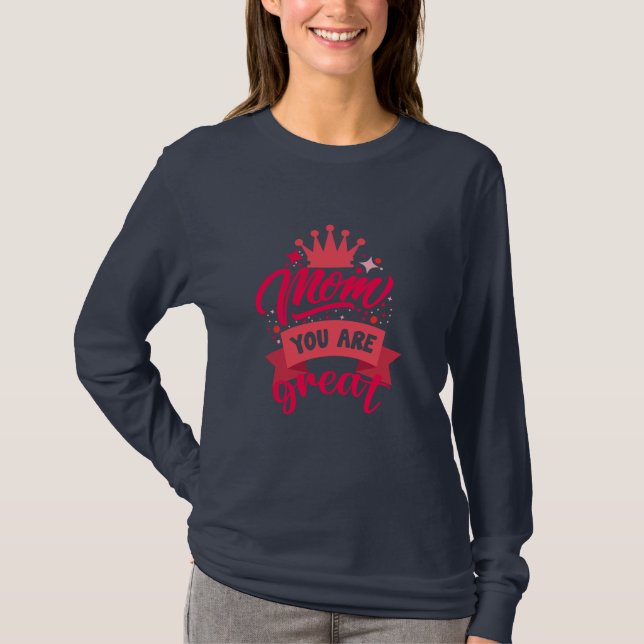 Camiseta Mãe de Arte Você É Excelente (Frente)