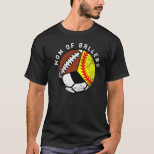 Camiseta Mãe De Atletas Softbol Futebol Futebol Americano