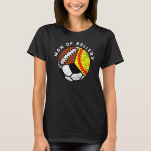 Camiseta Mãe de Atletas Softbol Futebol Futebol Americano