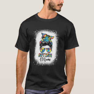 Camiseta Mãe de Autista Cabelo Desarrumado Conscientização