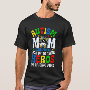 Camiseta Mãe de Autista Criando Herói a Quem Algumas Pessoa