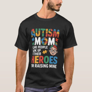 Camiseta Mãe de Autista Criando Minha Peça de Puzzle de Con
