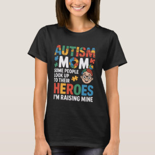 Camiseta Mãe de Autista Criando Minha Peça de Puzzle de Con