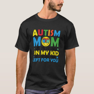 Camiseta Mãe de autista Eu uso minha paciência no meu filho