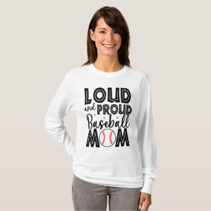 Camiseta Mãe de Baseball Bonita