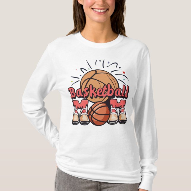 Camiseta Mãe de basquete (Frente)