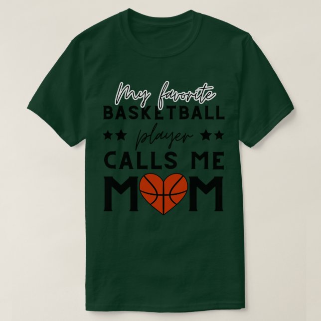 Camiseta Mãe de basquete 16 (Frente do Design)