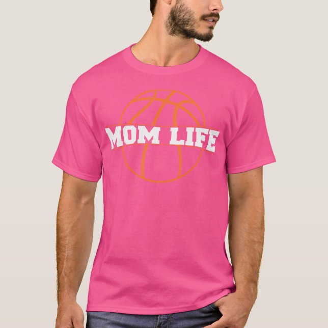 Camiseta Mãe de Basquete da Vida (Frente)