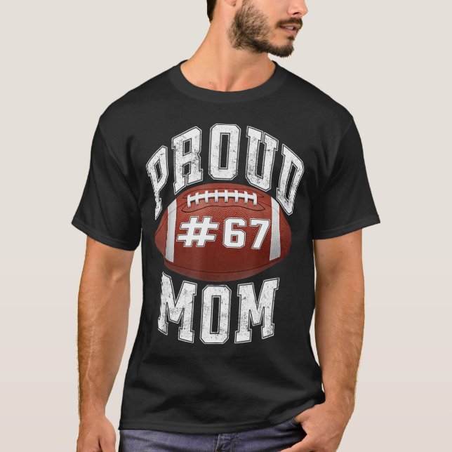 Camiseta Mãe de Basquete Engraçada 67 Meme Design de Mãe Or (Frente)