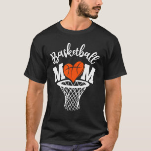 Camiseta Mãe de Basquete Fofa Estampa Leopardo Dia das Mães
