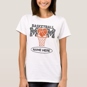 Camiseta Mãe de Basquete Personalizada