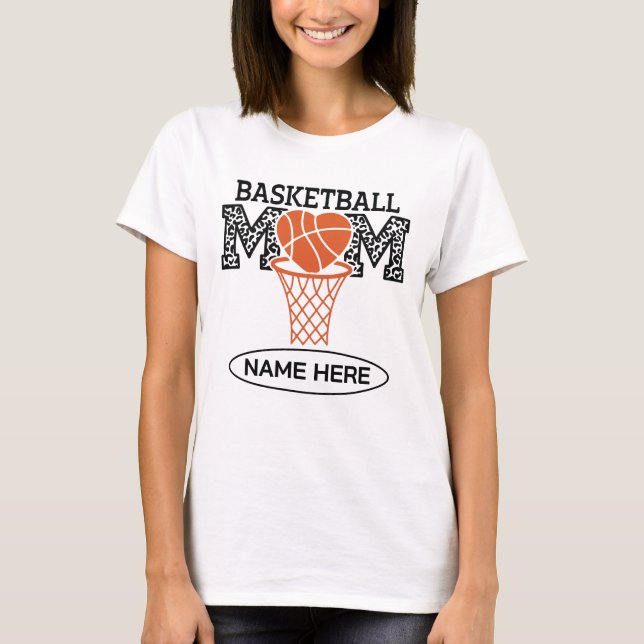 Camiseta Mãe de Basquete Personalizada  (Frente)