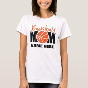 Camiseta Mãe de Basquete Personalizada