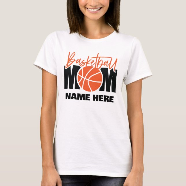Camiseta Mãe de Basquete Personalizada  (Frente)