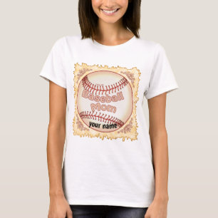 Camiseta Mãe de beisebol
