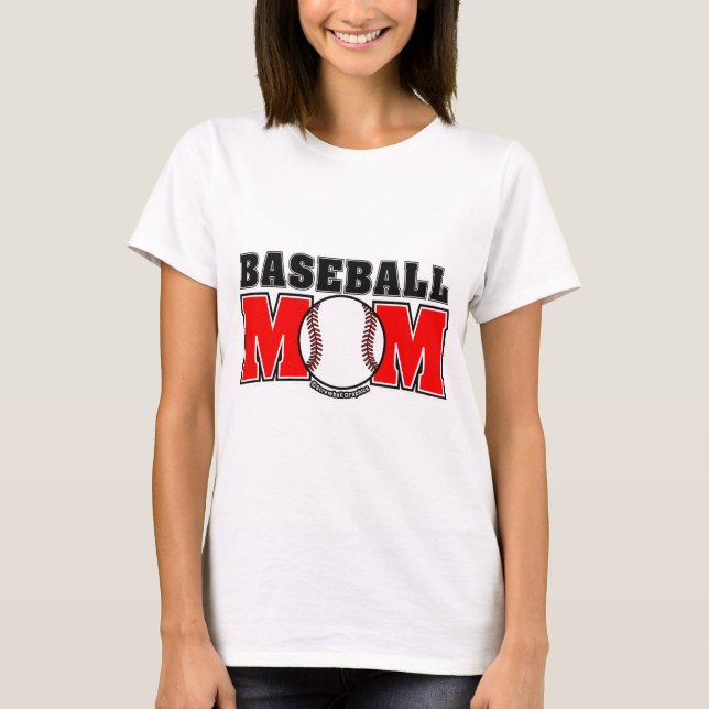 Camiseta Mãe de Beisebol (Frente)
