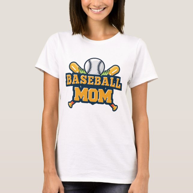 Camiseta Mãe de beisebol (Frente)