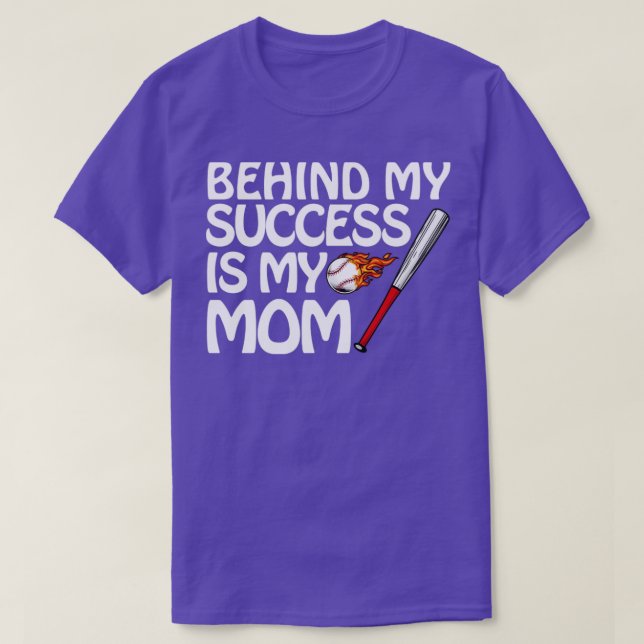 Camiseta mãe de beisebol (Frente do Design)
