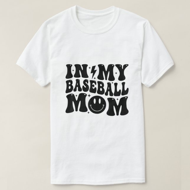 Camiseta Mãe de beisebol (Frente do Design)