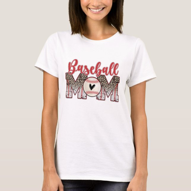 Camiseta Mãe de Beisebol  (Frente)
