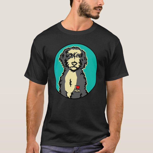 Camiseta Mãe de Bernedoodle 2 (Frente)