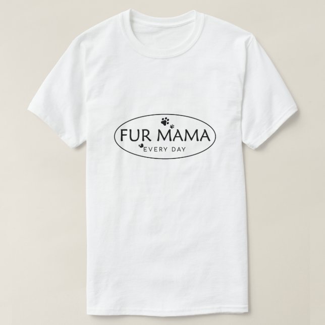 Camiseta Mãe de Bichos, Mãe de Cachorro, Mãe Patin (Frente do Design)