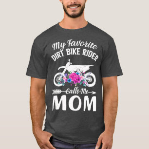 Camiseta Mãe de Bicicleta de Dirt Motocross Mãe Presente
