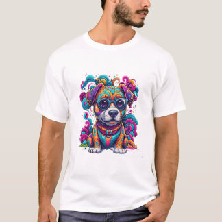 Camiseta Mãe de Cachorrinho Citação Divertida Amante de Cac