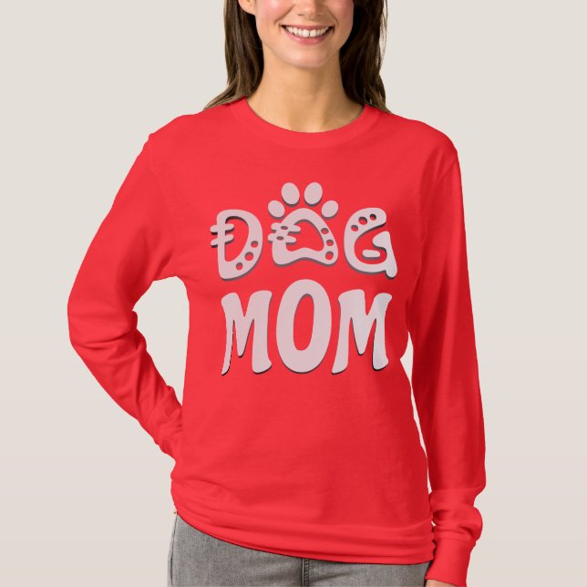 Camiseta Mãe de Cachorro (Frente)