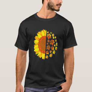 Camiseta Mãe de Cachorro de Girassol Técnica de Veterinária