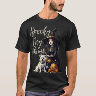 Camiseta mãe de cachorro de halloween 5