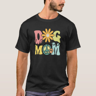 Camiseta Mãe de Cachorro Dobermann Groovy Mulheres Pet