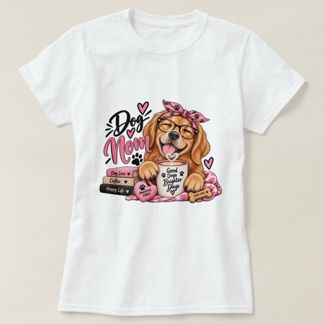 Camiseta Mãe de Cachorro Engraçada (Frente do Design)