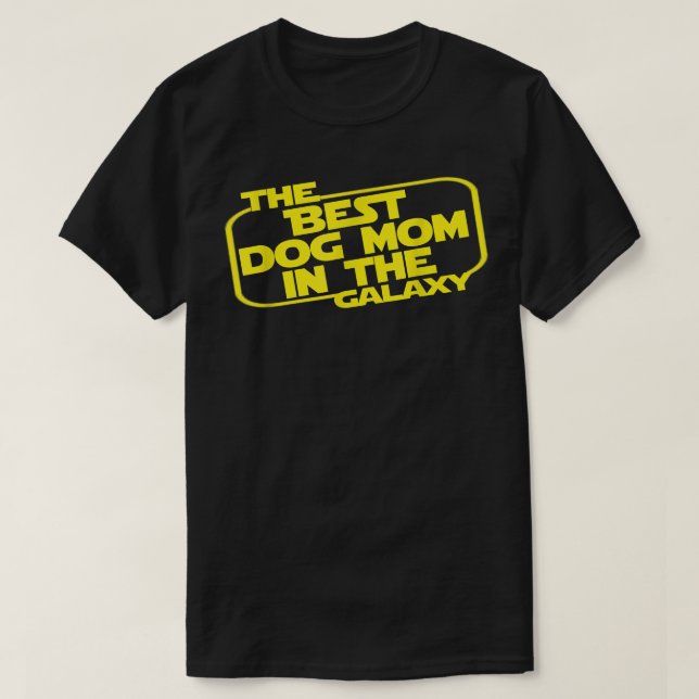 Camiseta Mãe de Cachorro Engraçada Fã de Ficção Científica  (Frente do Design)
