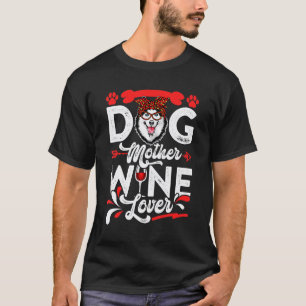 Camiseta Mãe de Cachorro Fofa Husky Siberiano Dia das Mães