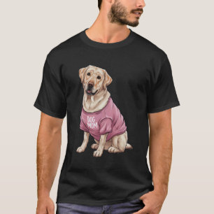 Camiseta Mãe de cachorro Labrador Retriever fofa amante de