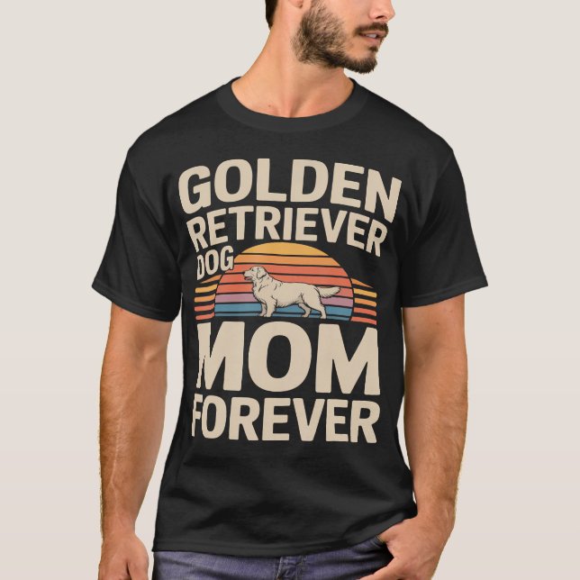 Camiseta Mãe de Cachorro Retriever Dourado (Frente)