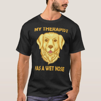 Camiseta Mãe de Cachorro Retriever Dourado  Meu Terapeuta t