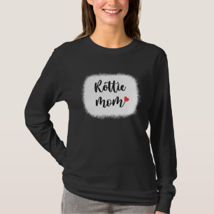 Camiseta Mãe de Cachorro Rottie Feminino Rottweiler