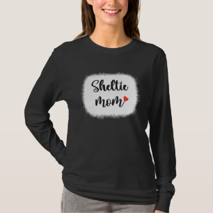 Camiseta Mãe de Cachorro Sheltie Feminino Shetland Sheepdog