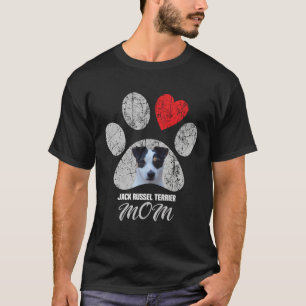 Camiseta Mãe de cachorro Terrier Jack Russell Dia das Mães