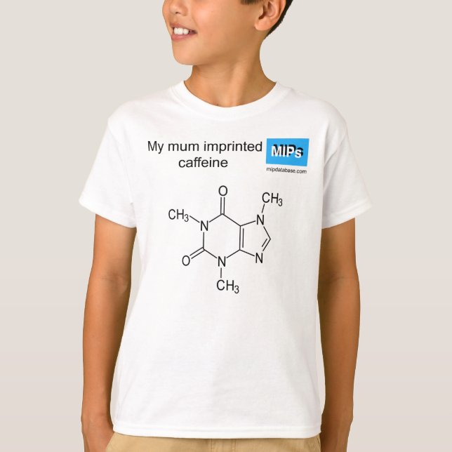 Camiseta mãe de cafeína (Frente)